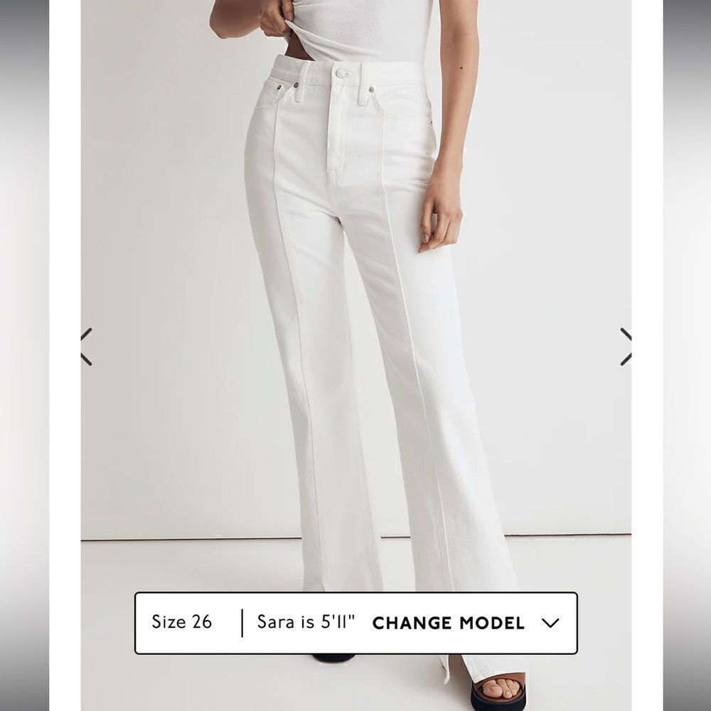 Madewell Baggy Flare Jeans - Picture 1 of 7